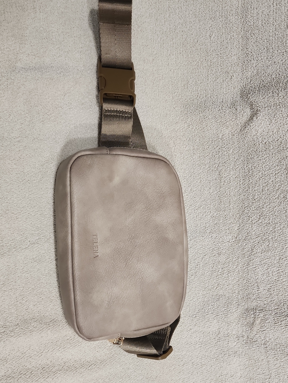 TELENA Crossbody Sling Bag in Light Gray 2L